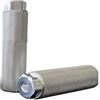 YATINGZHANG Poggiapiedi Bici for Assi da 3/8 Pollici Mountain Bike Pioli for Bici 1 Paio Accessori 100x28MM Lega di Alluminio Resistente e Pratico(Silver)