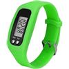 Generic Braccialetto contapassi - nero, contapassi, contacalorie, orologio per fitness, schermo da 1,5 pollici, ricaricabile, batteria da 7 giorni, per camminare, correre, palestra, allenamento, attività