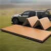 Generic Materassino pieghevole per auto, spessore 5 cm, tessuto rattan, design airless per sedile posteriore, lunghezza 180 x larghezza 60 cm, perfetto per viaggi e relax