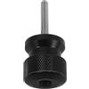 NUOBESTY Adattatore per Regolazione Leve Cambio Bici in Lega di Alluminio Nero con Elementi Filettati M6xP1 e M10xP1 per Meccanico a Casa
