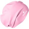 Vanocat Cuffia da nuoto extra large per bambini grandi, cuffia in silicone elastico adatta tutto il giorno, per capelli ricci lunghi e spessi, trecce e dreads, adolescenti, ragazzi e ragazze, rosa