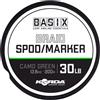 Korda Basix Braid Spod/Marker - Bobina da 200 m per canne da pesca e marcatori, 13,6 kg, colore: verde mimetico