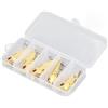 LIYJTK Blade Bait con 3D Eyes VIB per esche da pesca dorate (pellegrinaggio)