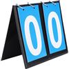 Yosoo Health Gear Tabellone Segnapunti da Tavolo da Pong Tabellone Segnapunti Portatile in Plastica Metallo 2 3 4 Cifre Stampa Trasparente Superficie Impermeabile per Pong Basket Calcio Allenatori