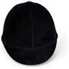 Milageto Casco da Equitazione Equitazione con Rotella Regolabile Casco da in Velluto Protettivo per Amazzoni, Allenamento, Nero, Corona Rotonda Dorata