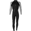 Ausla Muta per Tutto il Corpo da 3 Mm, Muta da Sub in Neoprene Calda da Surf con Ginocchiere Resistenti All'abrasione e Polsini Flessibili per lo Snorkeling, il Nuoto Inverna (BLACK XL)