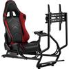 NanoRS Sedia gioco per volante simulatore Racing Simulator Cockpit 3in1 NanoRS