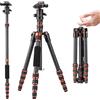 K&F CONCEPT Treppiede Fotocamera 154cm, Treppiede in Carbonio C225C0+BH25, Tr...