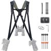 PGYTECH Camera Strap Master, Imbragatura Doppia Spalla in Pelle per 3 Fotocam...