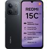 Xiaomi Redmi 15C 5G Dual SIM ibrida USB tipo-C 4GB 256 GB 7000 mAh Nero
