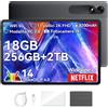 Tablet 11 Pollici Android Tablet 2K FHD+, 18GB RAM + 256GB ROM(TF 2TB), Octa-Cor