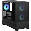 Fractal Design Pop Mini Air RGB TÃ¥rn Micro-ATX Ingen strÃ¸mforsyning Sort