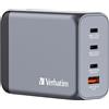 Verbatim GNC-200 Alimentatore GaN USB 3.2 Nero 100-240 V CA