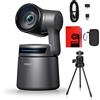 OBSBOT Tail Air NDI NH3 Attivato con Treppiede, 4K NDI PTZ Webcam Telecamera ...