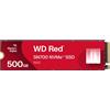 Western Digital WD Red SN700 500GB NVMe SSD for NAS devices, with robust system responsivenes...