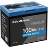 Batteria al litio ferro fosfato Qoltec LiFePO4 | 12,8 V | 100 Ah | 1280 Wh | BMS