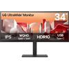 Lg Monitor PC 34" Wide Quad HD 3440 x 1440 Pixel LCD 34BA75QE-B.AEU LG