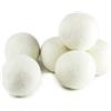 SnugPad ZG- Home ZGH-106 10156 - Confezione da 6 palline di lana per asciugatrice, misura XL, ammorbidente naturale riutilizzabile, colore bianco