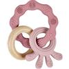 Vicloon Dentizione Neonato Giocattolo, 2 Massaggiagengive e 1 Faggio Senza BPA Non Tossici Silicone per Molar Lenire i Bambini