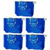 Ikea 5 x Frakta Blue Medium shopping, lavanderia, set da 5