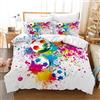 CXYXHW Set di biancheria da letto per bambini, con stampa 3D, motivo calcio, con chiusura lampo, 3 pezzi, morbida biancheria da letto per bambini (calcio 4, 135 x 200 cm)