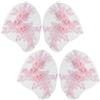 CABODYALS 4 pz Pizzo Fiore Applique Rosa Poliestere 3D Floreale Ricamo Applique Vintage Solido Ricamato Cucire su Tulle Percorsi per Cucire Fare Abiti Compleanno Matrimonio Camicia Gonne Fornitura