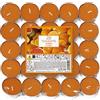 Price's Petali Candles - Candele Tealight Profumati e Colorati agli Agrumi - 25 pezzi - Durata Fino a 4 ore di Combustione