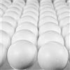 MCE-Commerce Palline di polistirolo 40 mm 100 Pezzi, EPS, Bianco, 4 cm