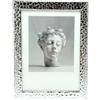 Generico Cornice Foto Argento con Vetro Anti-Appannamento, 4 Design, Disponibile in Misure 9x13cm, 10x15cm, 13x18cm, 15x20cm, 20x25cm, 20x30cm, 21x29.7cm A4 (argento squamato, 15x20cm)