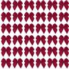 PATIKIL 1 Fiocchi Decorativi Mini 50Pz Fiocchetti per Bomboniere Mini Nastro di Raso per Applique Fai da Te Cucito Decorazione per Matrimonio Festa Borgogna