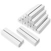 Worown 12 Pezzi (10 x 3 x 2 cm) Bianco Portacarte in Legno, Supporto in Legno, Portafoto per Casa, Bar, Negozio, Decorazione di Matrimoni e Cartoline
