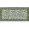 BIANCHERIAWEB Tappeto Passatoia Cucina Corsia Retro Antiscivolo Disegno Malesia By Suardi 55x240 Verde
