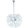 RL LIVE YOUR LIGHT Reality R11905001 Blowball Sospensione, 40 W, Cromo, Diametro 50 cm