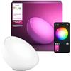 Philips Hue Go White and Color Ambiance, Lampada Portatile Connessa, Zigbee + Bluetooth, Lampada LED Portatile, Bianco [Classe di efficienza energetica A+]