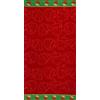 IL BOTTEGONE Telo Mare In Morbida Spugna Jacquard Antisabbia Spiaggia Piscina 100% Pregiato Cotone (Fragola, 90x165 cm)