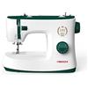 Necchi K121A Macchina per Cucire, Interno in pressofusione in Alluminio, scocca in ABS, Green, Regular