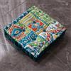 Surwin Cuscino Quadrato Cuscino Meditazione Stile Marocchino Materasso da Pavimento Cuscini per Esterno Cuscino Yoga per Soggiorno, Camera da Letto, Patio e Altro (40x40cm,B)