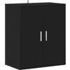vidaXL Scarpiera Nera 60x35x70 cm in Truciolato