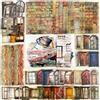 GUIZIYAO Kit di 90 pezzi per album di ritagli, Vintage Aesthetic Scrapbook Accessory Set, DIY Scrapbook Adesivi, stile vintage, per Scrapboo Album Fotografico Fai da Te Bullet Journal (A)