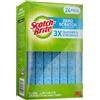 3M Scotch-Brite Spugne Scrub Zero Graffi, Blu, 24 Pezzi