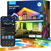 Govee Striscia luminosa a LED da 10 m per esterni, luci intelligenti per esterni, funzionano con Alexa e Google Assistant, IP65 impermeabile, luci esterne RGBIC per terrazze, decorazioni per feste