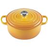 Le Creuset Cocotte rotonda Evolution in ghisa vetrificata con Coperchio, Ø 20 cm, Nectar, 21177206724430