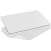 Wenko Tappetino per stanza da bagno Simi in farina fossile, tappetino per sauna igienico e antiscivolo, durevole e naturale con proprietà assorbenti, asciuga velocemente, 60 x 39 cm, colore bianco