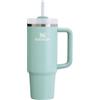 Stanley Quencher H2.0 - Bicchiere con manico e cannuccia, 850,5 g, coperchio avvitabile a 3 vie, compatibile con portabicchieri da viaggio, tazza termica in acciaio inox, senza BPA, schiuma di mare
