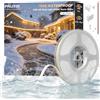 PAUTIX COB 5 m 2700 K LED bianco caldo 504 LED/m 24 V luce LED in silicone neon IP68 impermeabile per interni ed esterni