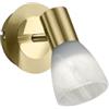 Trio Leuchten Trio 871010108 Levisto Faretto LED, 6 W, Ottone, 14.5 cm