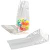IMBALLAGGI PZ 50 Sacchetto Trasparente CM 14 X 34 Base Quadra per Biscotti, Caramelle, CIOCCOLATINI E Dolci Busta PLP