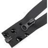 Erlif Cerniera in plastica o metallo, divisibile o a 2 vie, 5 mm o 8 mm (impermeabile - divisibile, 68 cm)