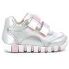 Geox Sneakers Con Velcro Bimba 19-27 Geox Cod. B3558A - ARGENTO