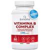 Bandini® Vitamina B-Complex DR CAPS ad Alto Dosaggio, 60 Capsule Vegane (2 mesi), Complesso Vitamine Gruppo B + Acido Folico, Biotina, PABA, Betaina, Colina, Inositolo, B complex Difese Immunitarie